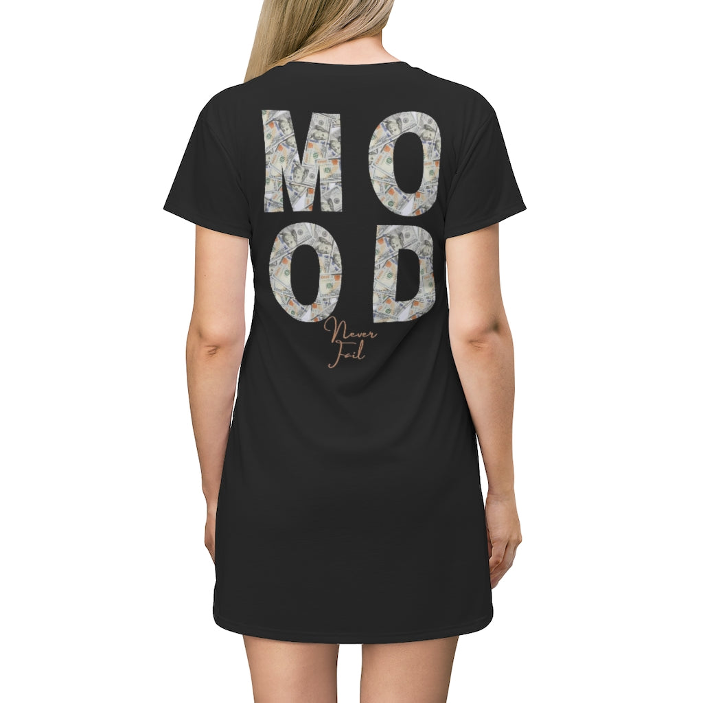 All Over Print T-Shirt Dress