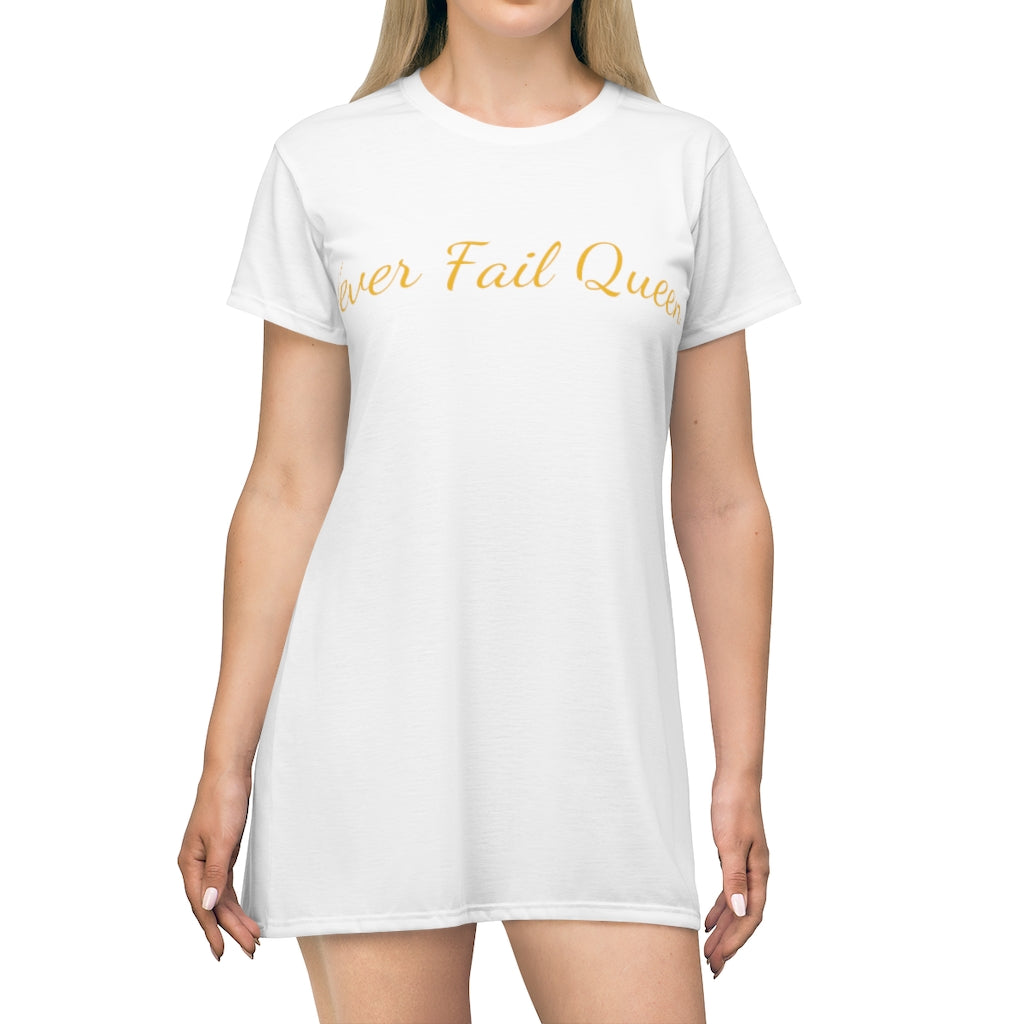 All Over Print T-Shirt Dress