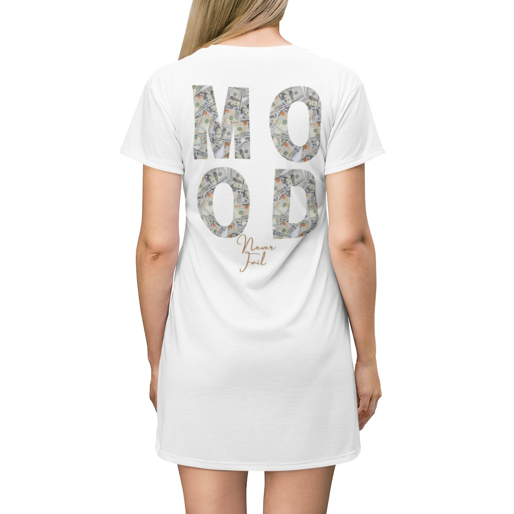 All Over Print T-Shirt Dress